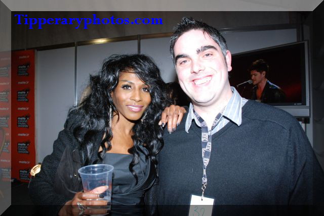 Sinnita with Tipp FM`s Ian O`Connor