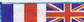 english and french flags