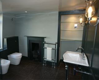 Walk in shower room