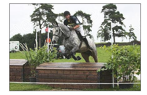Richard Taylor and Banner competing at Crown Farm ODE in 2009