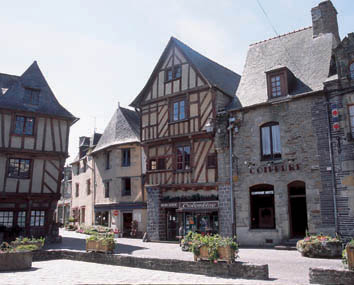 The Cobbled streets of Malestroit
