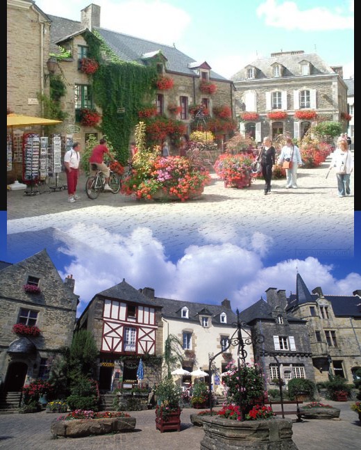 Yet another stunning place that has to be visited is Rochefort-en-Terre is utterly enchanting. The sight of the houses huddled on top of a spur of shale overlooking a luxuriant green landscape seems to have come straight out of a fairy story.