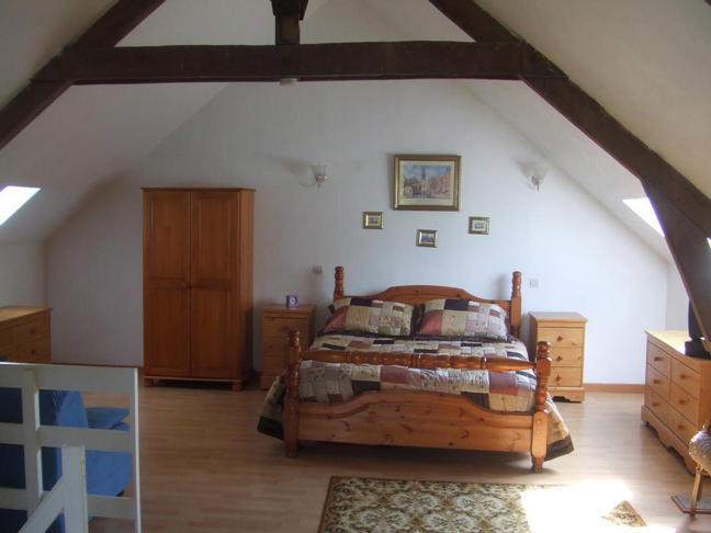bedroom at the brittany property