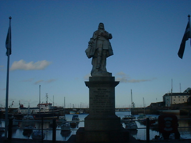 Statue of William of Orange in Brixham