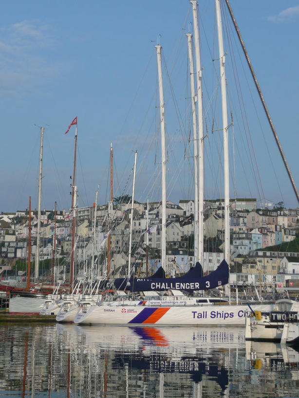 yachts in the harbour