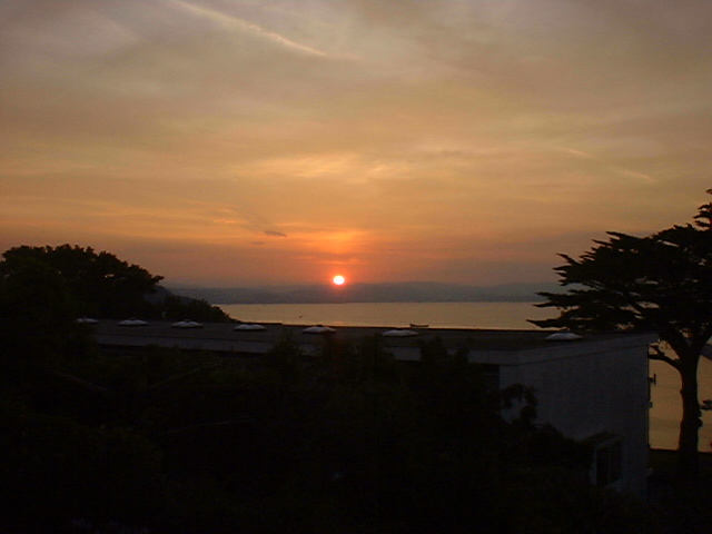 view the wonderful sunsets from the living room or patio