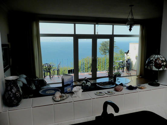 view from the kitchen