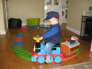 Ride on Thomas the Tank and Clarabell