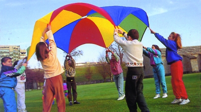 Children's play parachute