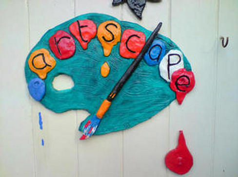 Artscape name plaque - clay
