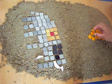 Mosiac Stepping Stones, School Workshop