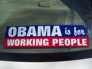 stickers for working people of Obama