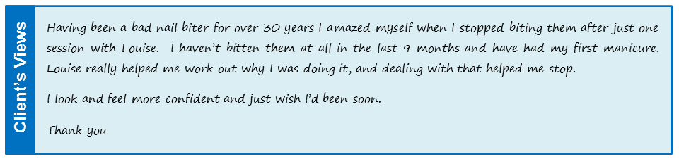 Clinical Hypnotherapy could help you through various therapies and strategies change/alter what you'd like to work on.  Cal 07960 839122 for more information / free initial consultation