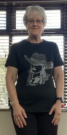 Sandra, line dance instructor at The Rays Line Dance Club, Stalmine