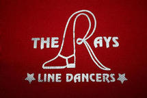 The Rays Line Dance Club logo designed by Jemma Westbury