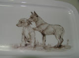 porcelana pintada à mão, hand painted porcelaine