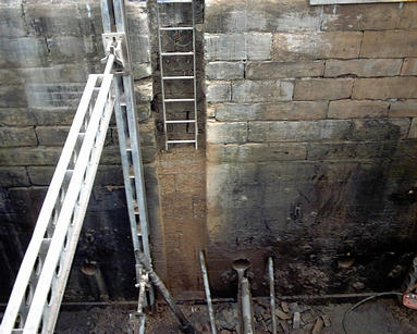 Ladder recess extension