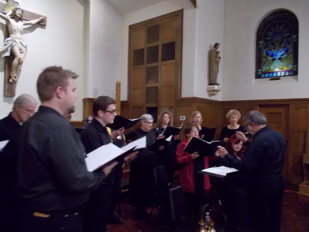 Choir at December 2013 concert in Citrus Heights