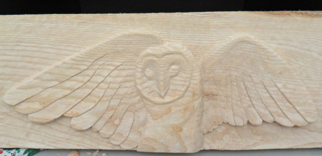 Carved owl