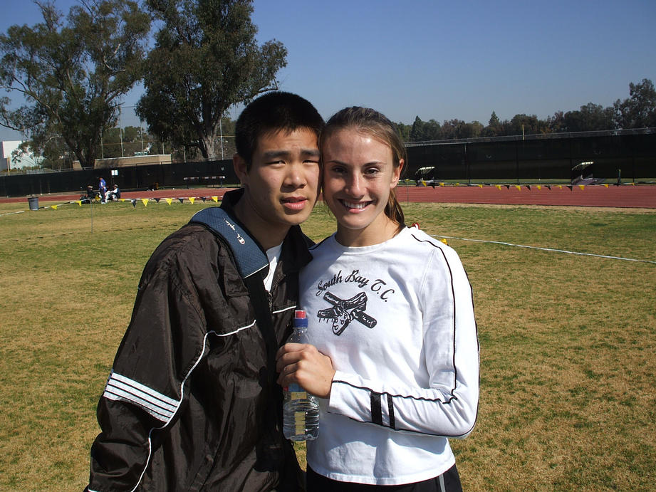 Long Beach State Distance Runner,  Andrew Wang & SBTC Hurdler, Destany Cearley
