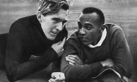 Jesse Owens (r) & German Rival, Lutz Long