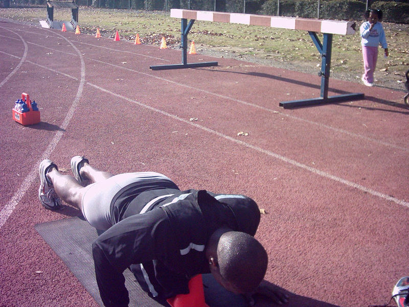 Dominique DeGrammont Shows Proper Pushup Form