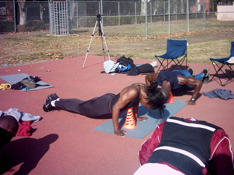The Team Gets In Some Hard Work