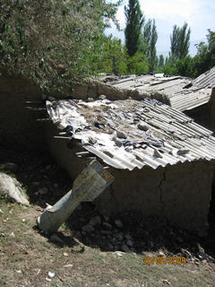 Approaching a reported UXO in Tajikistan