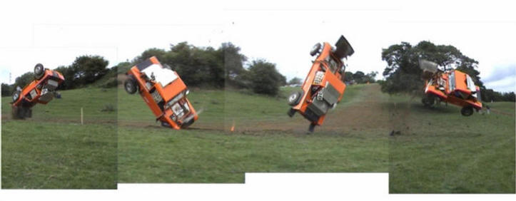 Land Rover Racing Crash.