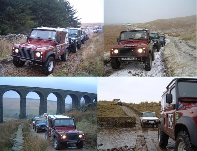 Land Rover Off-roading 8th January 2006