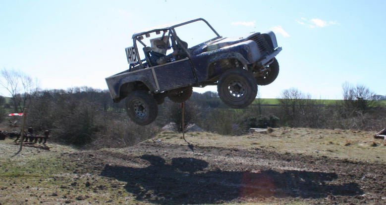 Land Rover High Jump!
