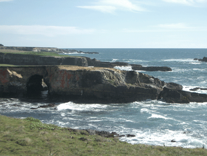 View of Pacific at Port Arena