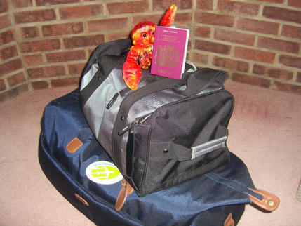 Packed and ready to go... around the world in 80 days