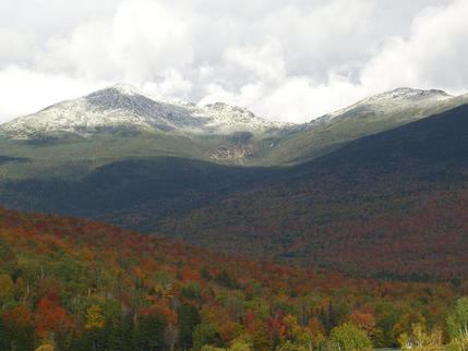 Snow-capped Mount Washington