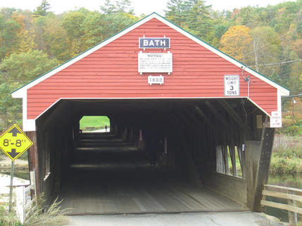 Covered bridge, Bath, New Hampshire