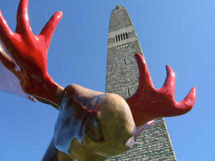 Moose & Monument, Bennington, Vermont