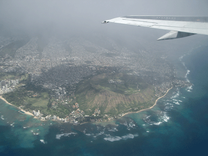 Diamond Head (taken from the air)