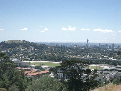 Auckland from top of 'One Tree Hill'