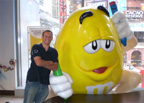 M&M's World, Times Square, NYC. Photo © Jeremy Cousins 2007