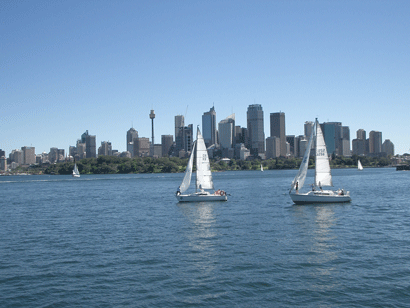 View of Sydney from the Manly Ferry