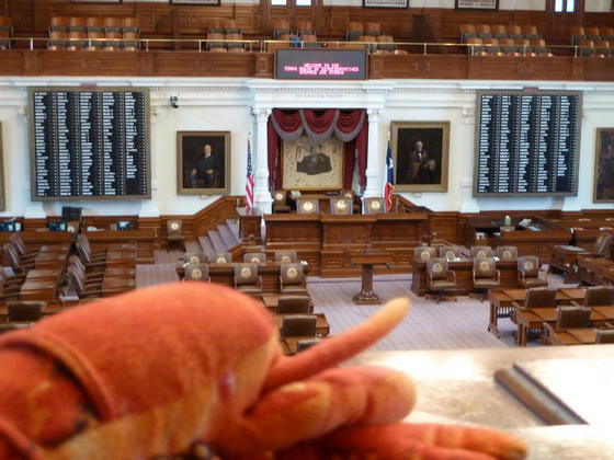 At the House of Representatives, Austin TX