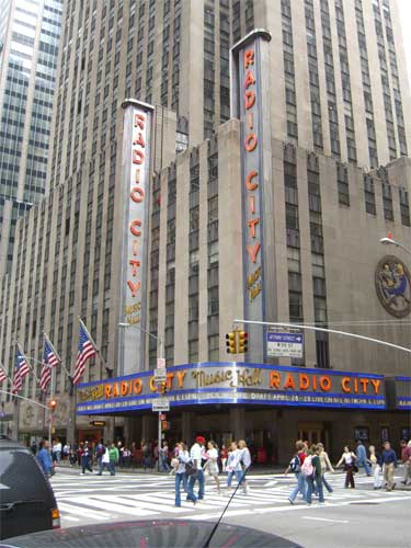 Radio City Music Hall, NYC. Photo © Jeremy Cousins 2007