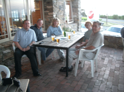 Me, Steve, Di, KJ and Reg at the Victory Hotel