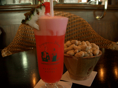 Singapore Sling at the Long Bar, Raffles Hotel