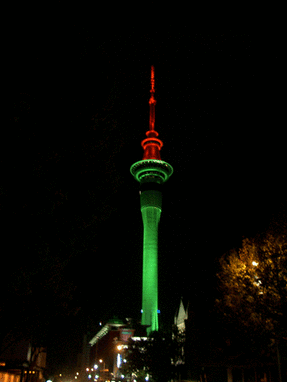 Festive Sky Tower, Auckland