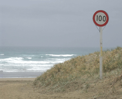 Speed Limit for beach traffic