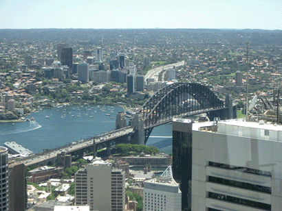 View from Sydney Tower