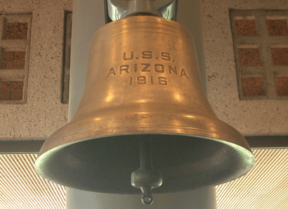 Bell from USS Arizona