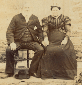 George Warry (c.1825-1900) & Elizabeth Warry, nee Norman (c.1829-1900)