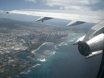 Waikiki viewed from the air